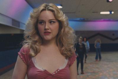 Actress Kasia Pilewicz plays the role of JOLEE, a confident and sexy young teen who is the center of attention in her town’s roller rink. Cinematography by Benjamin Kirk Nielsen.